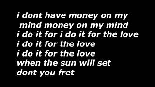 sam smith money on my mind(lyrics) chords