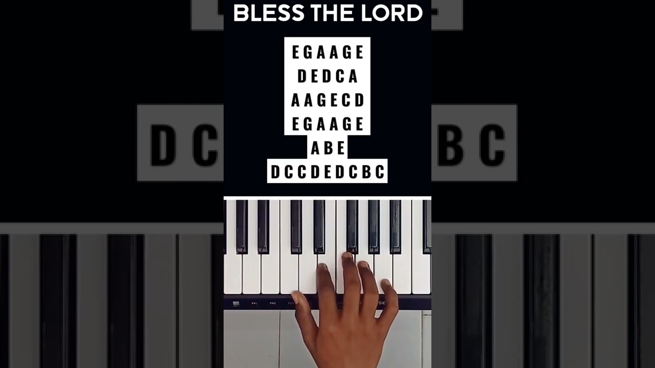 Bless The Lord Oh My Soul Piano Tutorial 🤯🤯 |