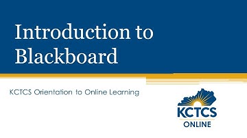 Introduction to Blackboard