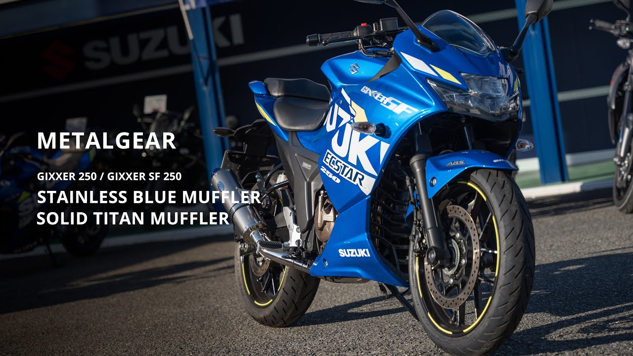 ジクサー250/ジクサーSF250専用】メタルギア ソリッドチタンマフラー  