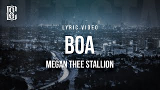 Megan Thee Stallion - BOA | Lyrics