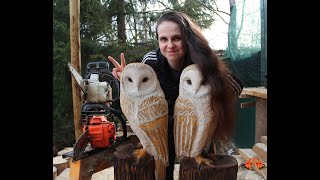 видео: Лена карвинг Резьба бензопилой. Совы.#Chainsawcarving owls #diy картинка: Лена карвинг Резьба бензопилой. Совы.#Chainsawcarving owls #diy