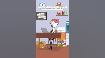 Telling my manager that I