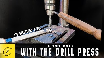 Easy Way To Tap Threads With a Drill Press