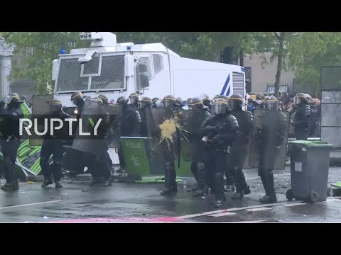 LIVE: Labour demonstrations mark International Workers' Day in Paris