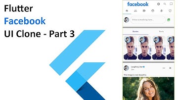 Flutter Facebook UI Clone Tutorial in Hindi | Urdu. Part - 3