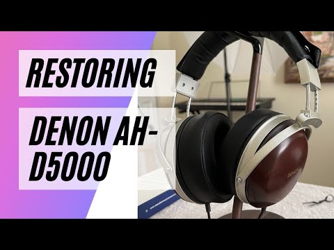 Restoring Denon AH-D5000 Headphones After 12 Years (Replacement Earpads & Headband)