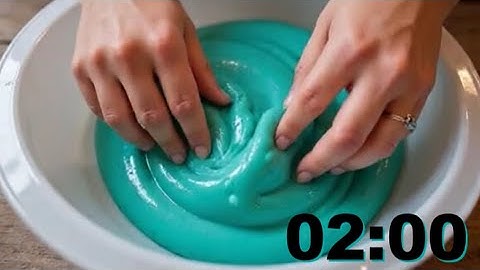 🌀 2 Minute Timer | Relax with Blue Slime 💙 | Music: Computer Bounce 🎶