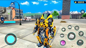 Bumblebee jet robot car transformation Multiple Car Games #9 - Android Gameplay