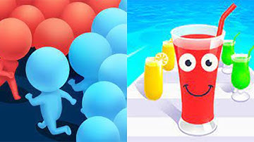 🟢 🟡 Count Masters vs  Juice Run Rush All Levels Gameplay Walkthrough 4K