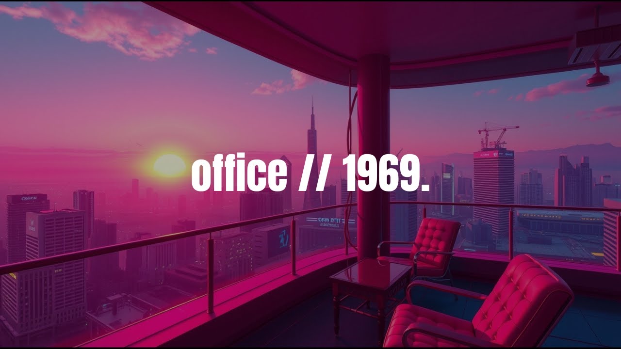 you are in your office in 1969, late evening as the city slows down // calm ambient noir mix