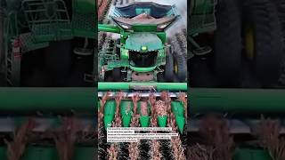 Combine Harvester Cuts Crops Faster Increases Yield #Harvest #Farming #Agriculture