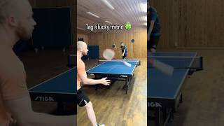 Are you the lucky friend? #tabletennis #pingpong #tennisdetable