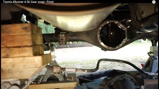 Toyota 4Runner 4.56 Gear swap - Rear