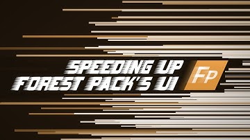 QUICK TIP: Speeding up Forest Pack