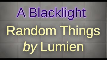 Random Things Spotlight/Blacklight - A Mod by Lumien [1.7.10]