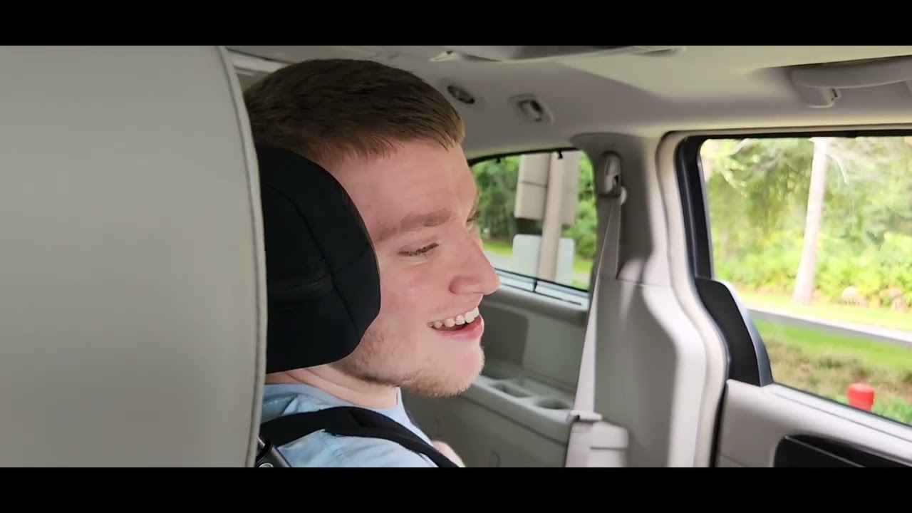 Sam headed to Fort Wilderness at Disney World, but 1st the elevator @onthatnote