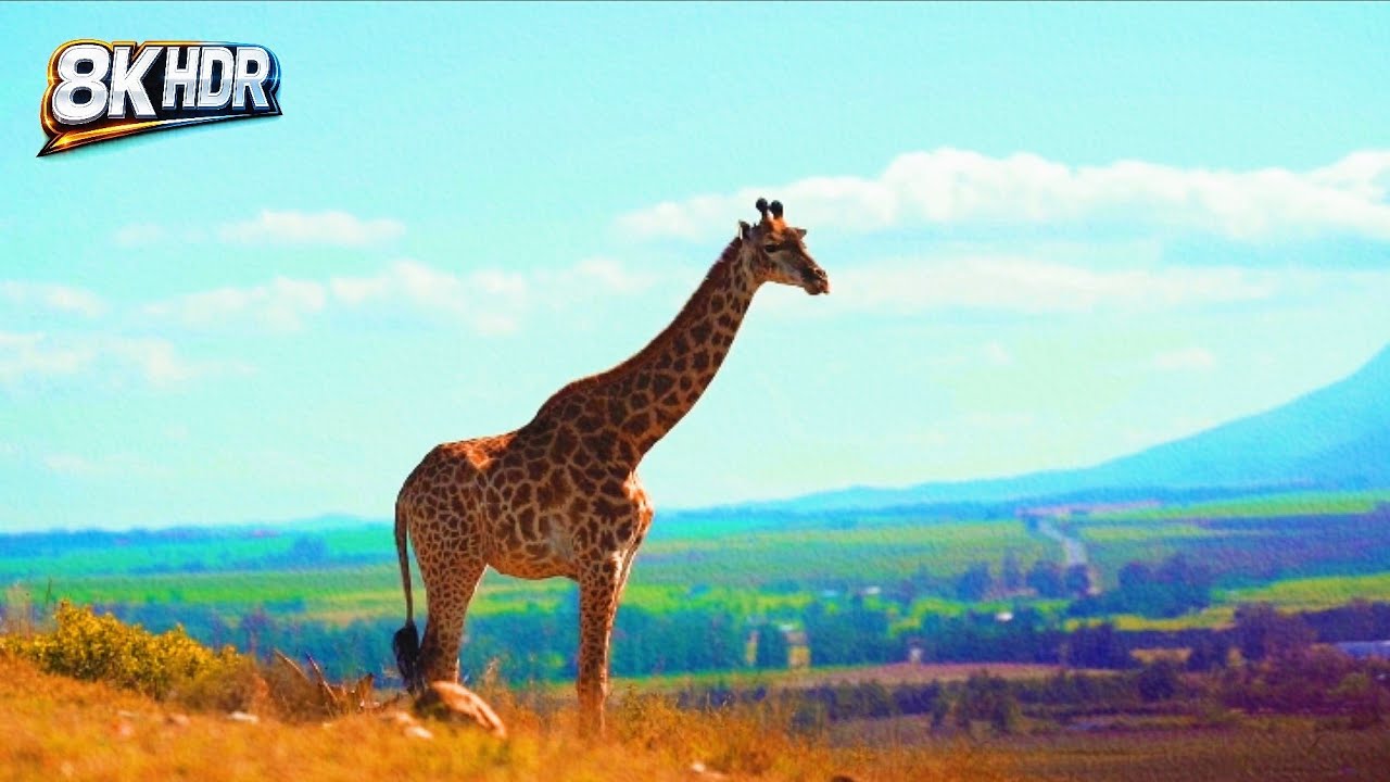 Into the Wild in 8K 🦁🦜 | Ultimate Nature Relaxation with Soothing Music 🌄