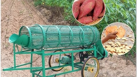 High technical Labor saving cassava peeling machine / cassava chipper