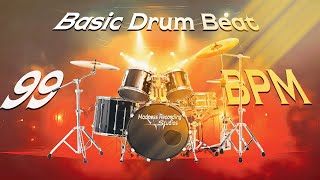 99 BPM Drum Beat 4/4 | No Metronome Needed screenshot 3