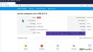 How to start or boot a VPS using SolusVM