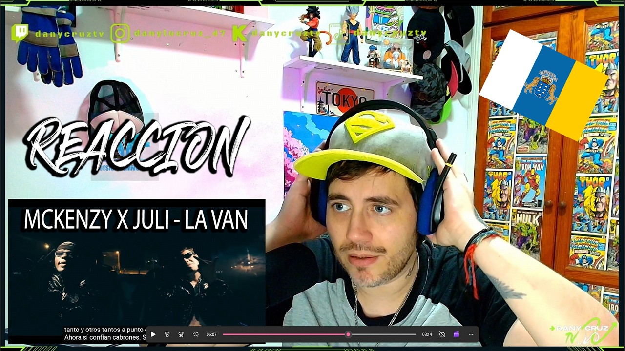 REACCION DANYCRUZTV - MCKENZY X JULI - LA VAN (VIDEO OFICIAL)  🇮🇨 😨