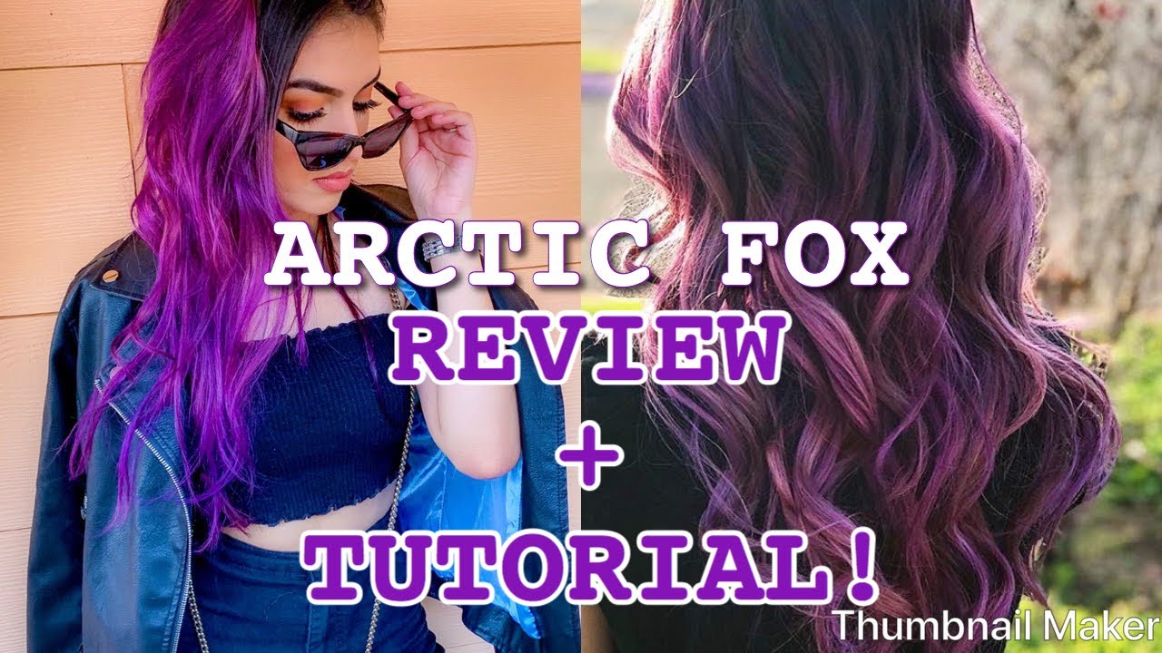 ARCTIC FOX HAIR DYE ON DARK HAIR + DYING MY HAIR PURPLE!!