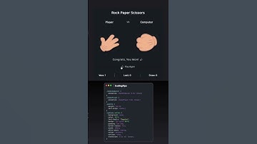 Rock Paper Scissors ✂️ Source Code   Link in bio🔥💥#rock #paper #scissors #coding #python #codingtips
