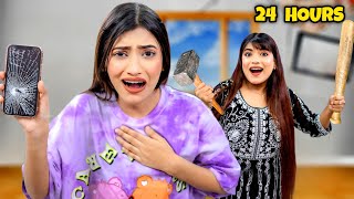 Irritating Samreen Ali For 24 Hours Challenge | *She Cried 😭* | Mahjabeen Ali