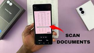 How To Scan Documents On Samsung Galaxy Z Flip 8
