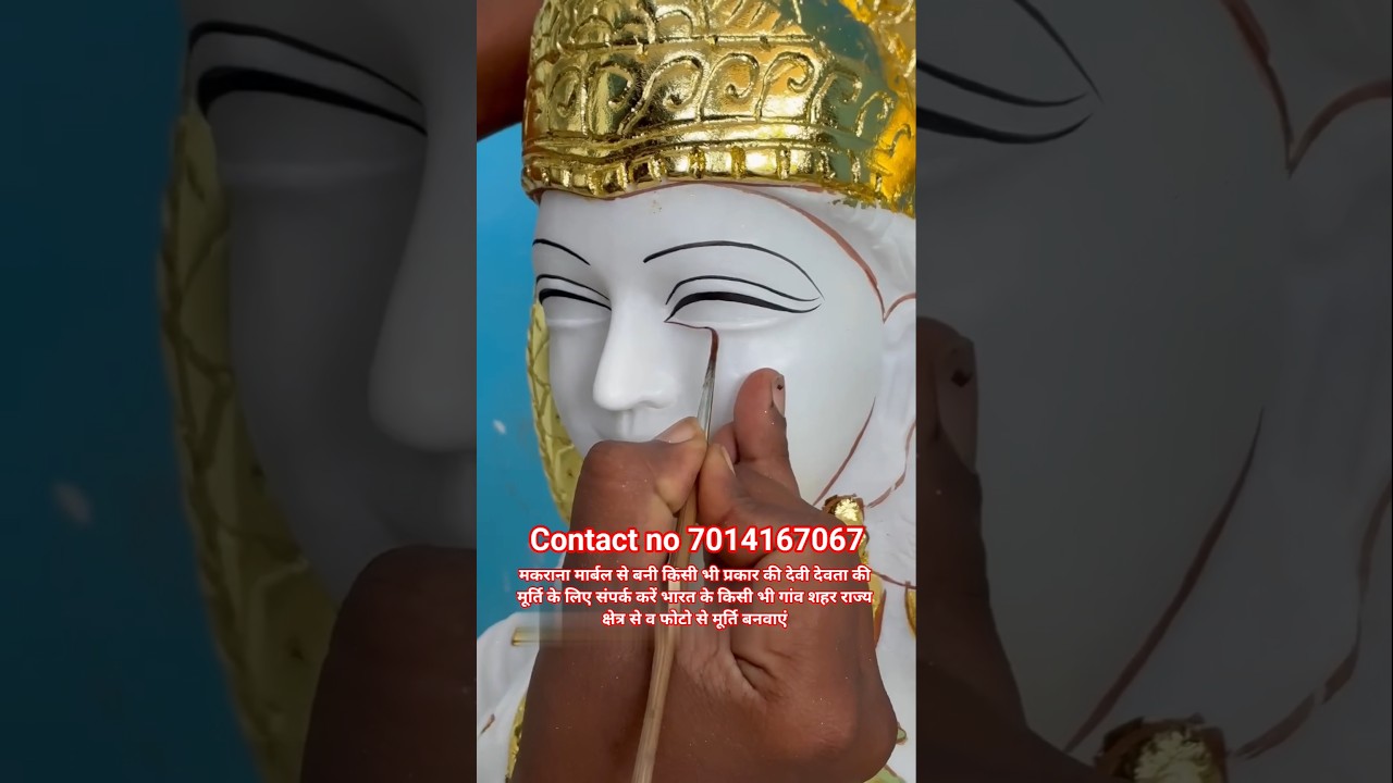 maa durga makrana marble murti, Durga Ma Makrana Marble Murti 