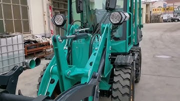 0.8ton 1.5ton mini multi function wheel loader luzun