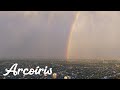 Arcoíris grabado desde un drone