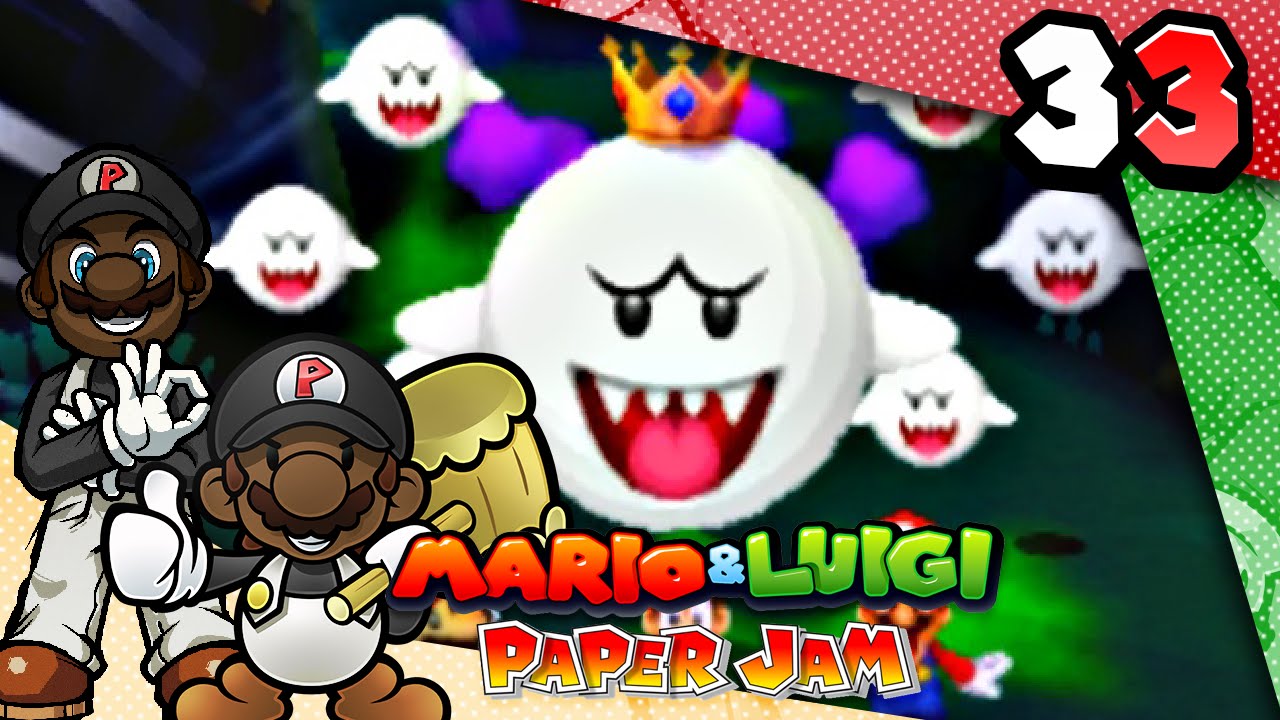 Oh, King Boo Biscuits Mario and Luigi Paper Jam w/ Facecam! Part