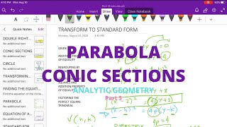 PARABOLA Conic Sections (Part 3)