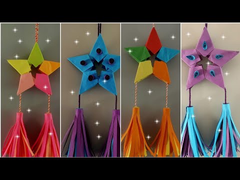 DIY CHRISTMAS DECORATION | PAPER STAR CHRISMAS LANTERN | PAROL