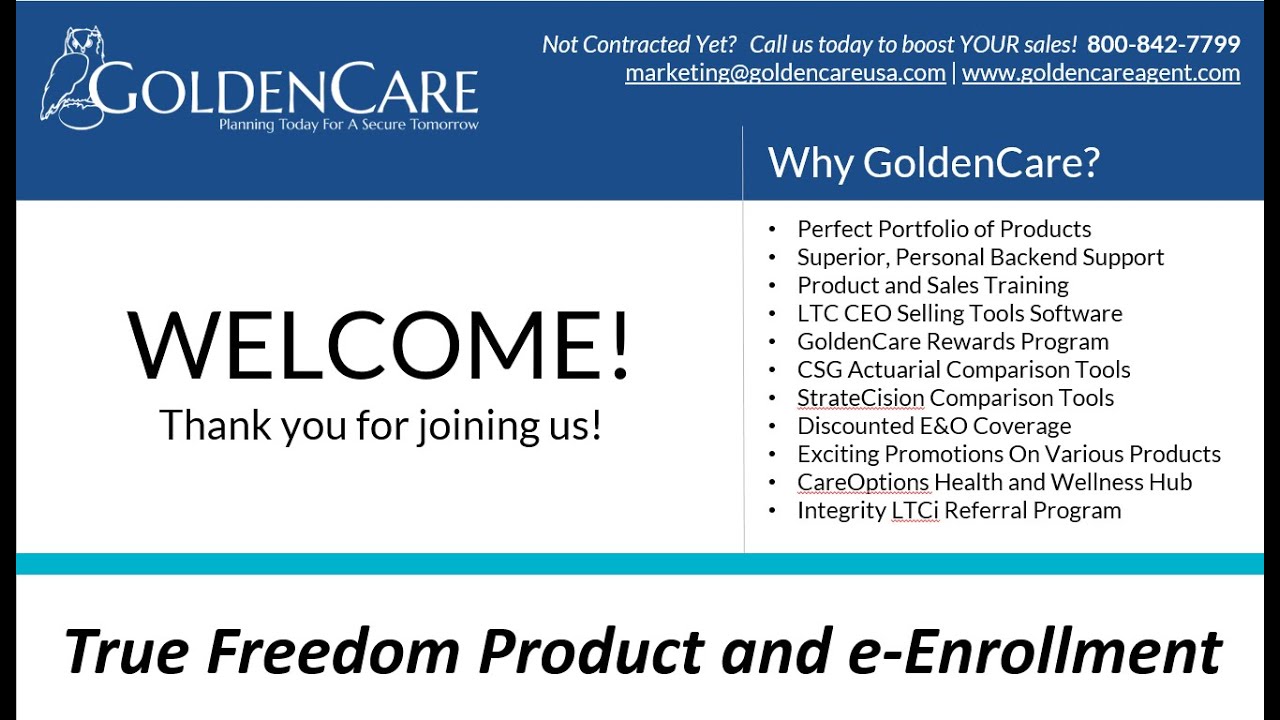 True Freedom Product & eEnrollment Training YouTube