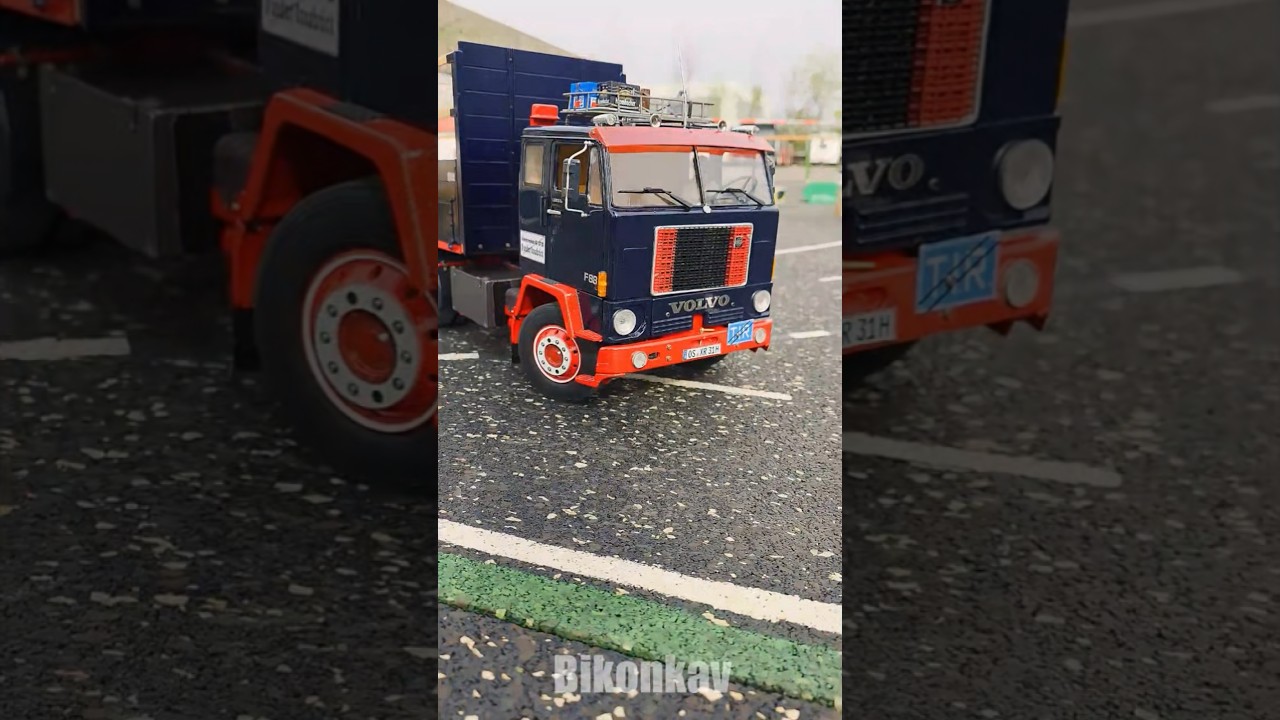 Classic Power! 🚛 Incredible RC Volvo F88 Scale Model in Action