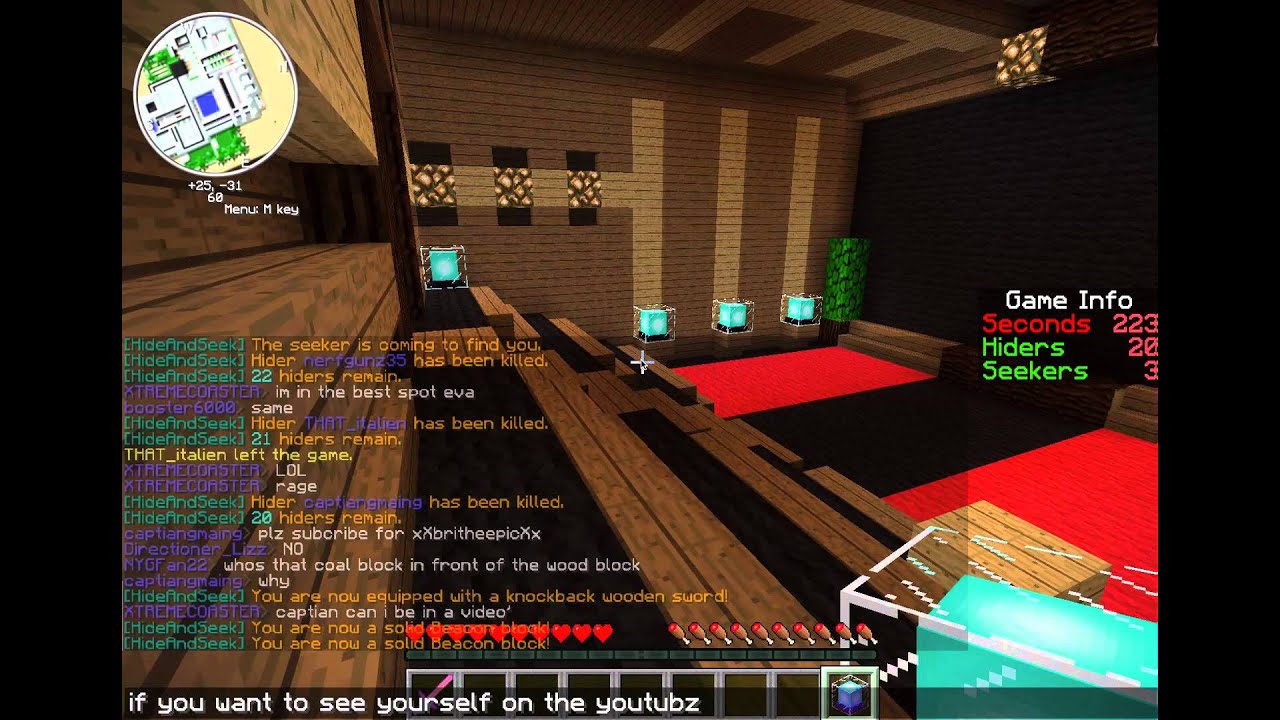 Minecraft | Mini-game "Hide and Seek" w/Jonlar12