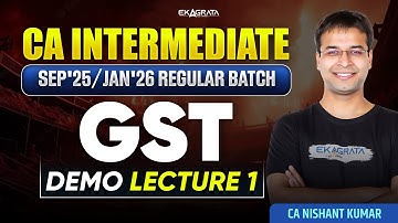 CA-Inter GST Regular Batch for Sep