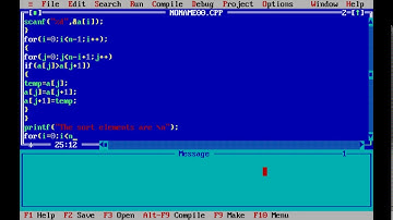 VTU l Chemistry Cycle l CPL Lab l Bubble Sort