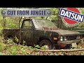 Abandoned Truck Cut Out Of Texas Jungle After 30 Years | Rescued 1977 Datsun 620 | Restored
