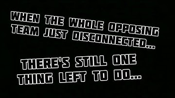 When the whole enemy team disconnects (Splatoon 2)