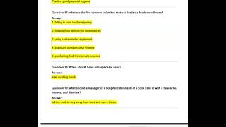 SERVSAFE CH 1-5 EXAM QUESTIONSActual Qs and Ans - Expert-Verified Explanation -Guaranteed passing