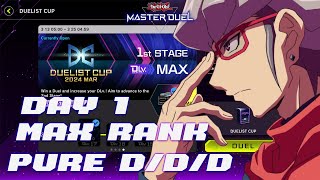 D/D/D Gameplay Duelist cup [Yu-Gi-Oh! Master Duel]