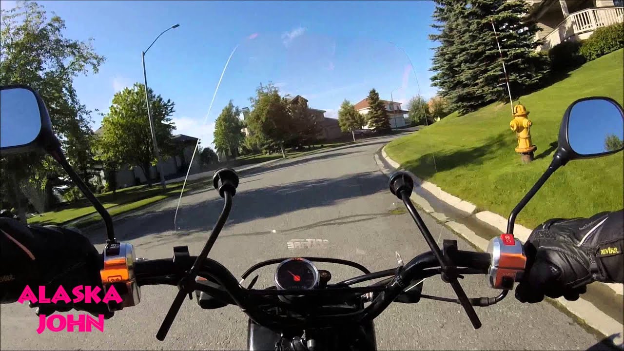ALASKA SCOOTER RIDE - 49cc Honda Ruckus - YouTube