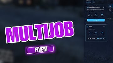 FiveM Multiple Job Systems : Modern UI for FiveM Job Management