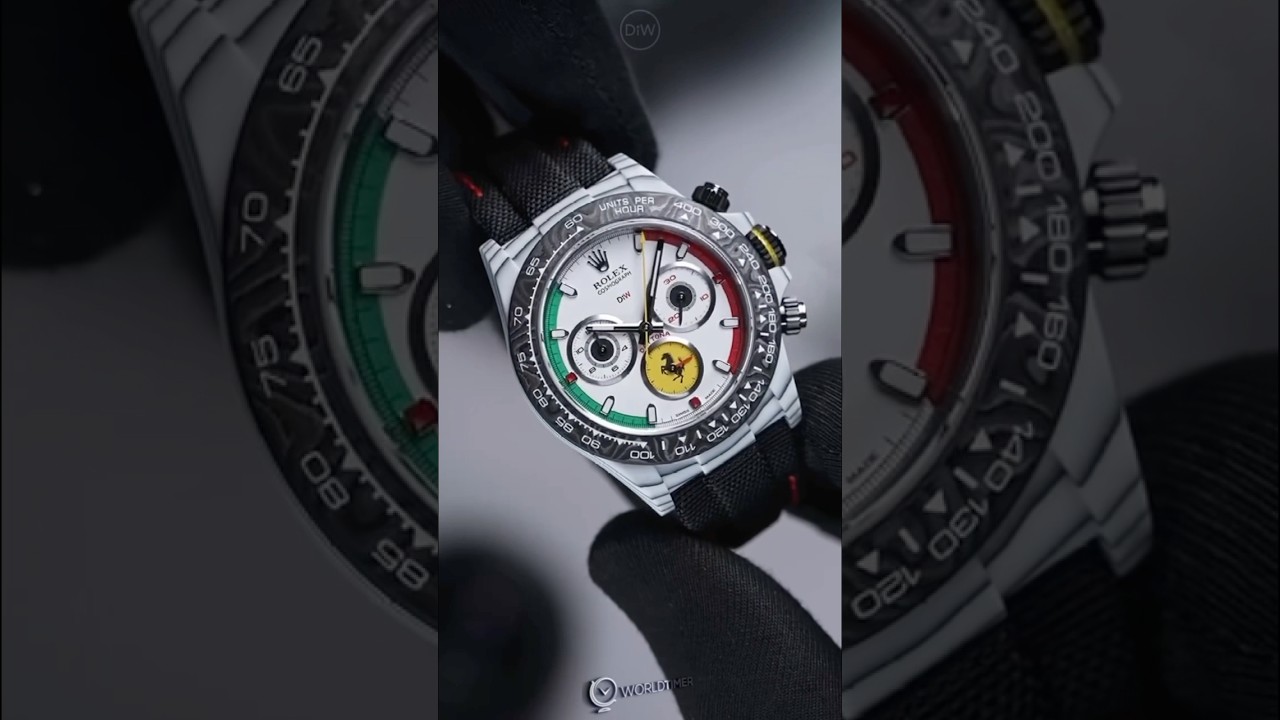 I Built a Daytona Ferrari Watch Using My Rolex 🏎