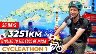 I spent 36 days cycling to the edge of Japan and back! (3250km / 2000mi) | Cycleathon 1