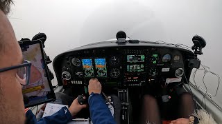 Delayed departure due to thick fog – IFR in the Diamond DA40